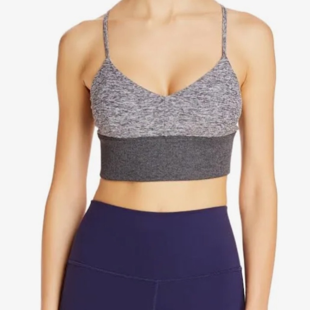 ALO YOGA alosoft heathered bra